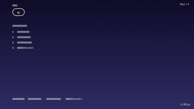 安装配置Bitwarden