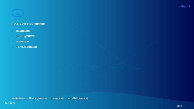 【实测】HandBrake和FFmpeg视频转码使用指南（保姆级教程） FFmpeg命令行视频处理